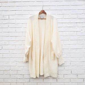 Vintage Nuggets Long Chunky Granny Cardigan